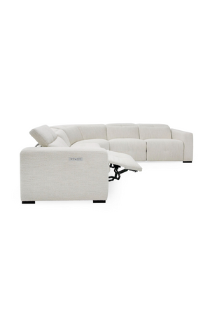 White Sectional Recliner Sofa | OROA Modern Beck | Oroa.com