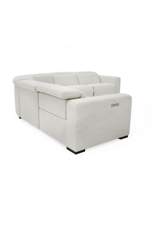 White Sectional Recliner Sofa | OROA Modern Beck | Oroa.com
