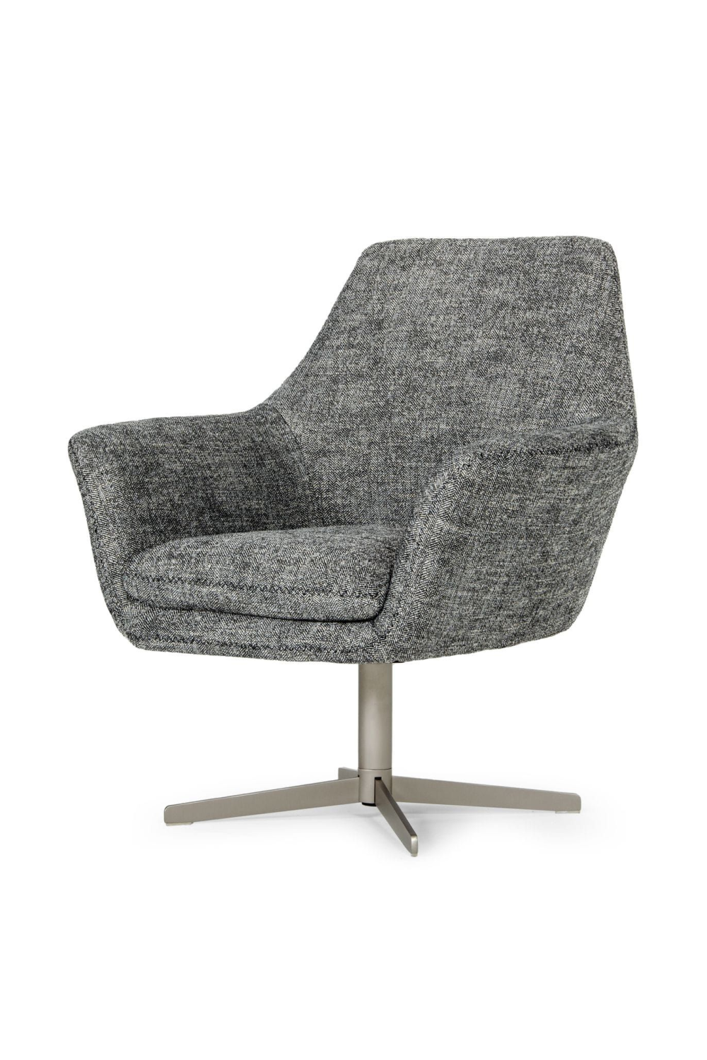Wing-Armed Swivel Lounge Chair | OROA Modern Elvin | Oroa.com