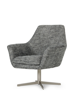 Wing-Armed Swivel Lounge Chair | OROA Modern Elvin | Oroa.com