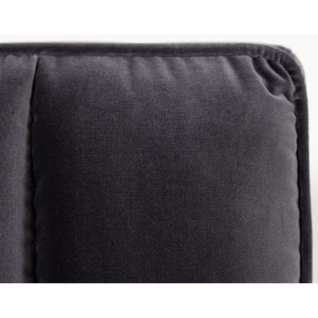Gray Velvet Bed - OROA Modern Hemlock - view 4