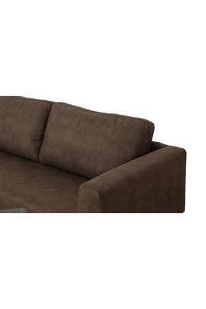 Brown Fabric Sofa | OROA Modern Jada | Oroa.com