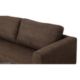 Brown Fabric Sofa | OROA Modern Jada