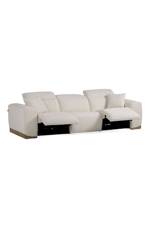 White Fabric Recliner Sofa | OROA Modern Hagerty | Oroa.com