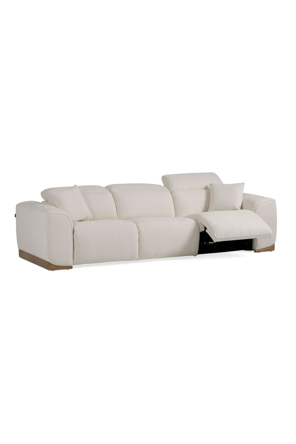 White Fabric Recliner Sofa | OROA Modern Hagerty | Oroa.com