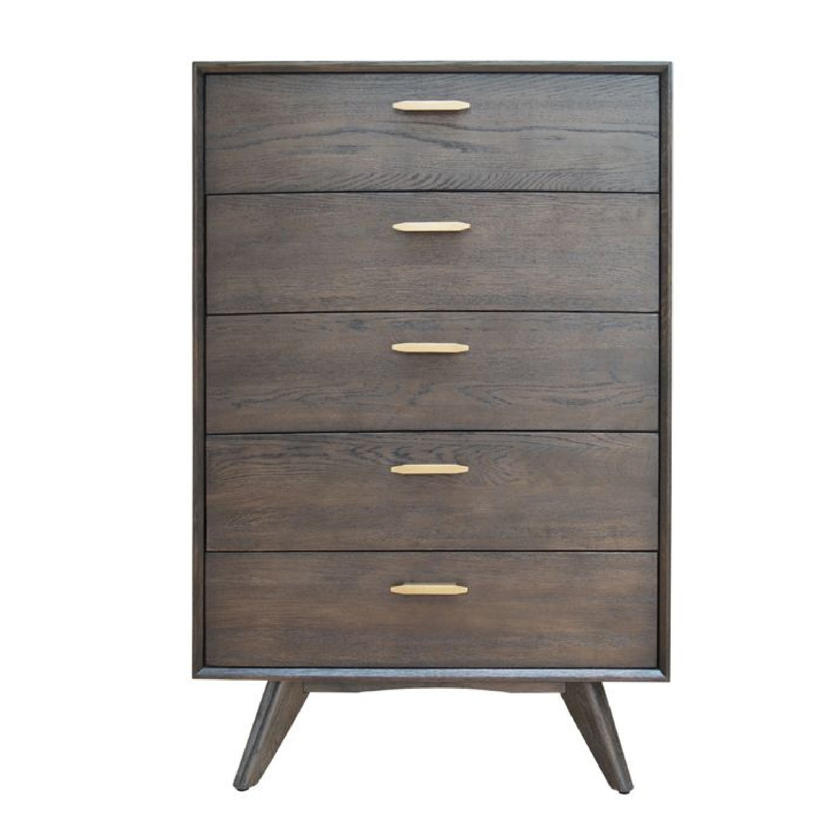 Dark Oak 5-Drawer Chest | OROA Modern Novak