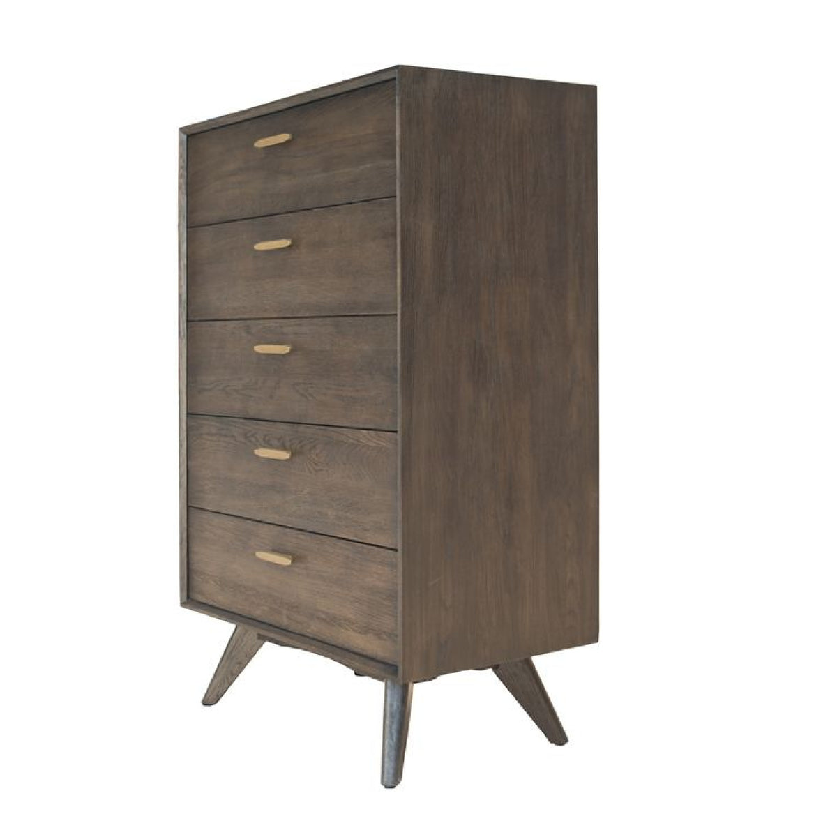 Dark Oak 5-Drawer Chest | OROA Modern Novak