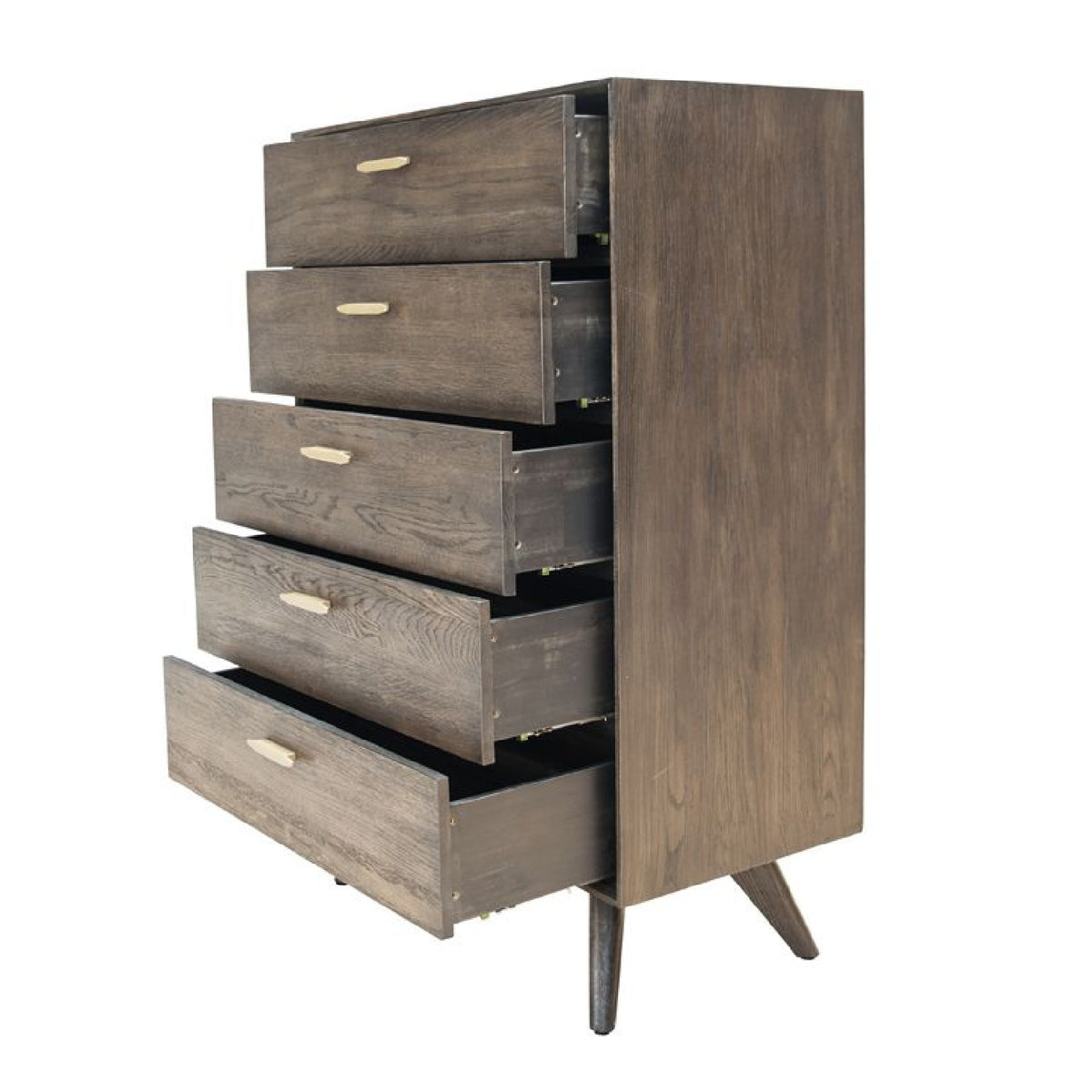 Dark Oak 5-Drawer Chest | OROA Modern Novak