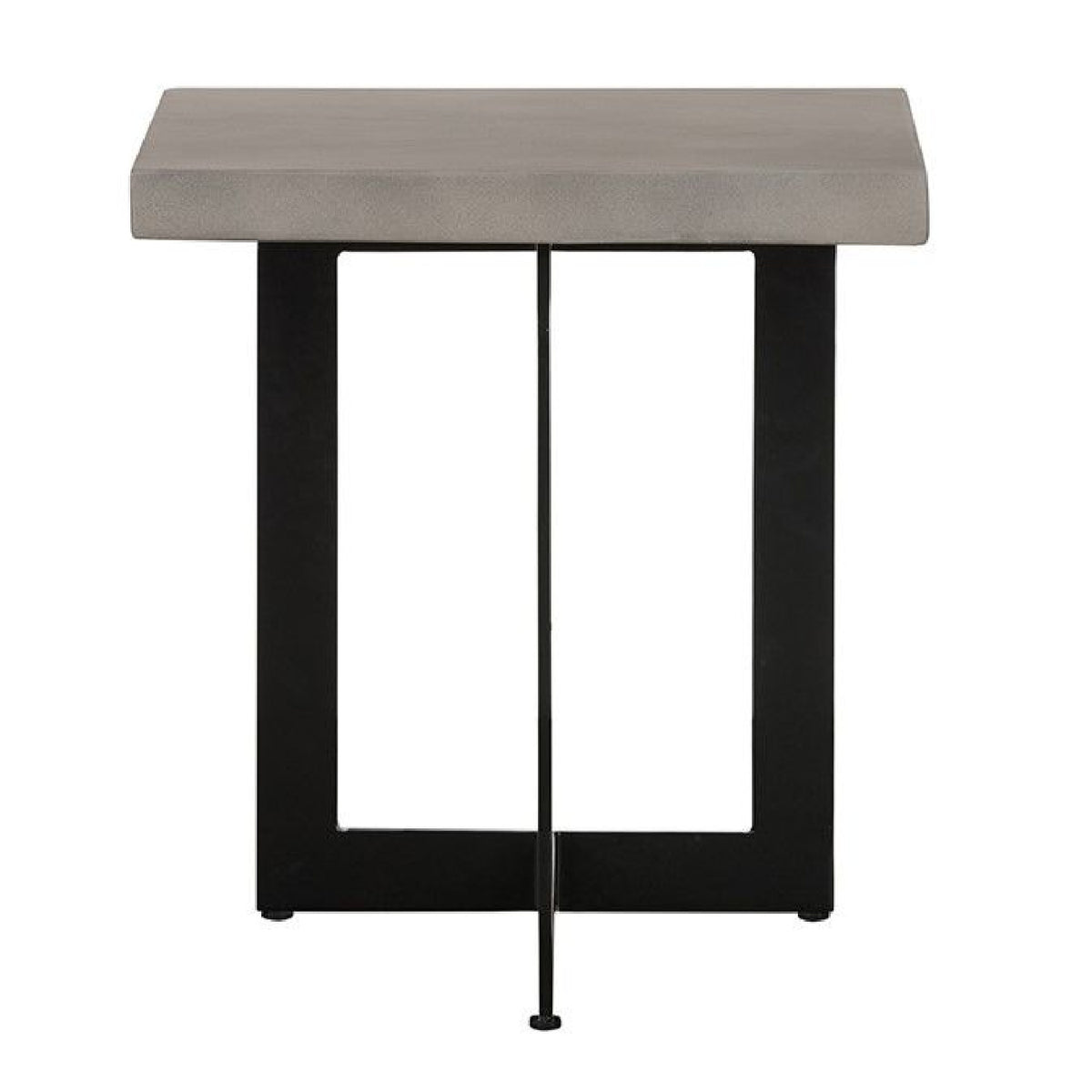 Concrete & Metal End Table | OROA Modern Sharon