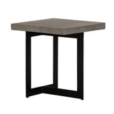 Concrete & Metal End Table | OROA Modern Sharon