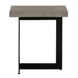 Concrete & Metal End Table | OROA Modern Sharon