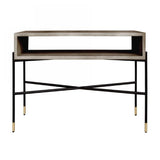 Concrete Open-Shelf Console Table | OROA Modern Walker