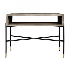 Modern European furniture - Concrete Open-Shelf Console Table - www.oroa.com