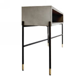Concrete Open-Shelf Console Table | OROA Modern Walker