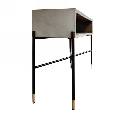 Concrete Open-Shelf Console Table | OROA Modern Walker