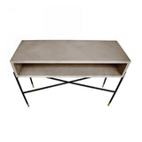 Concrete Open-Shelf Console Table | OROA Modern Walker