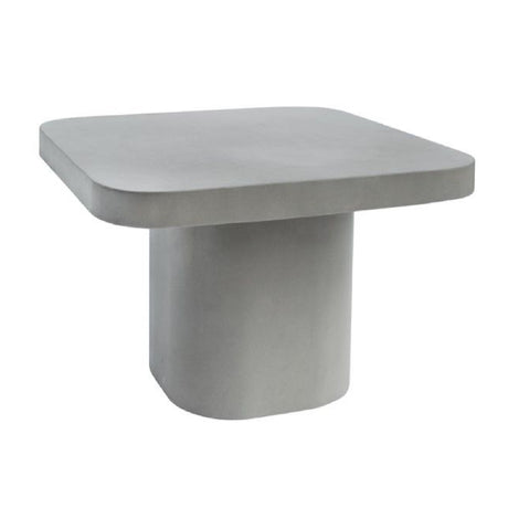 Gray Concrete Square End Table | OROA Modern Flores
