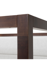 Brown Oak Canopy Bed | OROA Modern Manhattan | Oroa.com