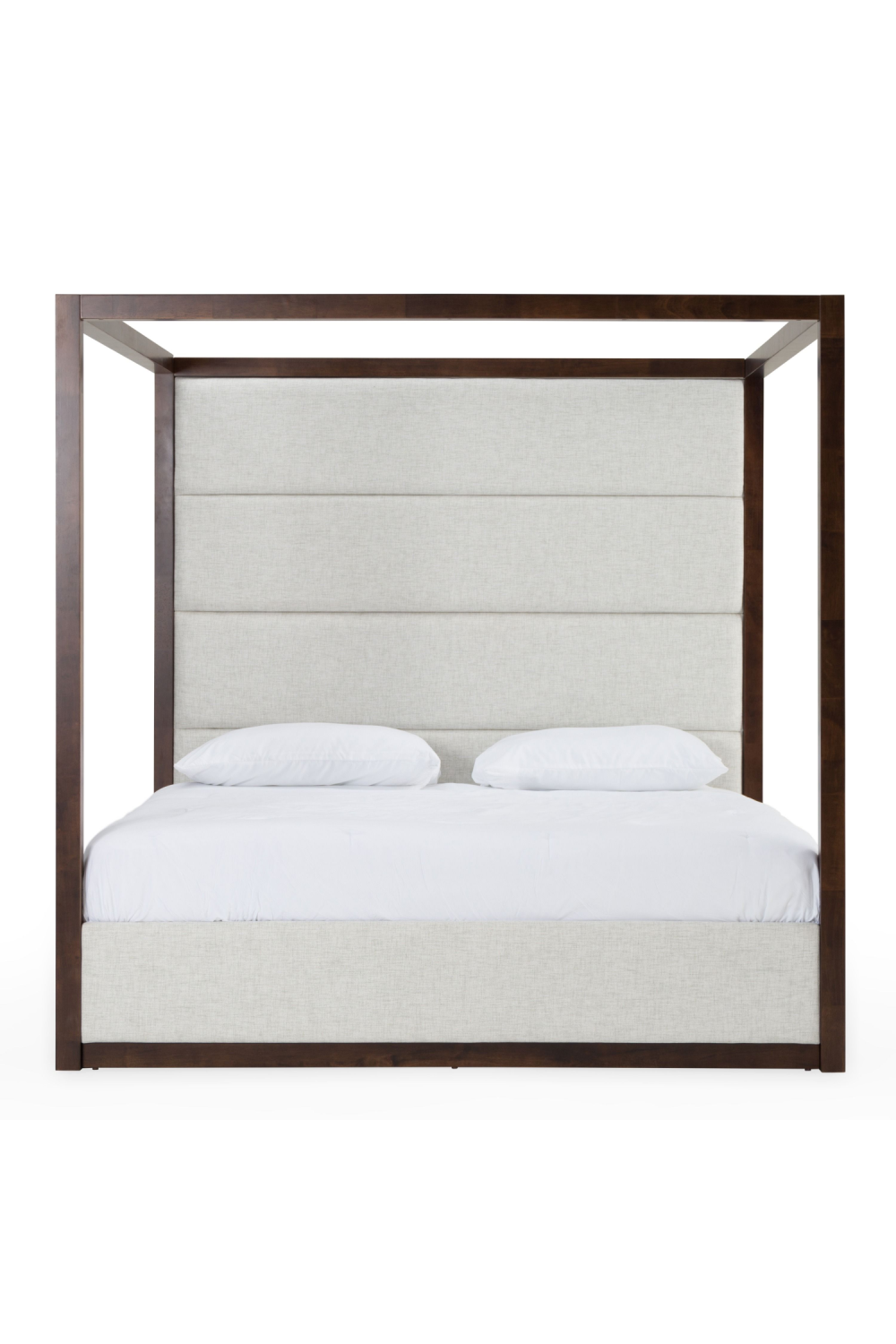 Brown Oak Canopy Bed | OROA Modern Manhattan | Oroa.com