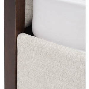 Brown Oak Canopy Bed | OROA Modern Manhattan | Oroa.com