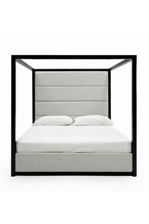 Gray Canopy Queen Bed | OROA Modern Manhattan | Oroa.com