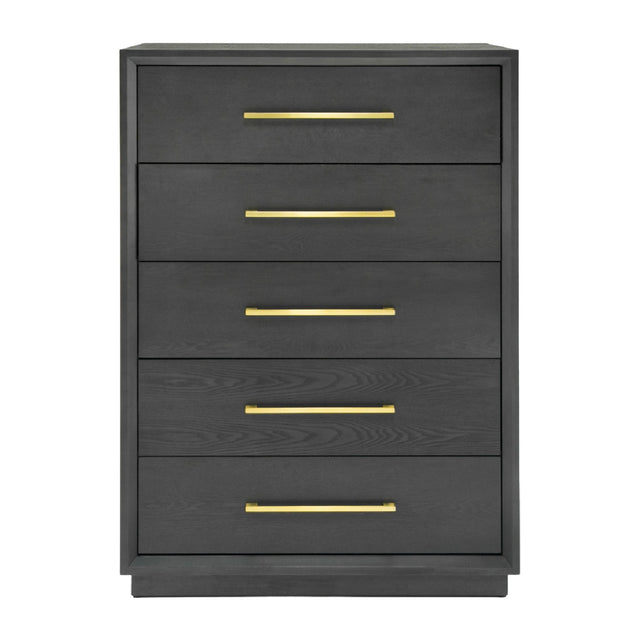 Wash Gray 5-Drawer Chest by OROA Modern Manhattan