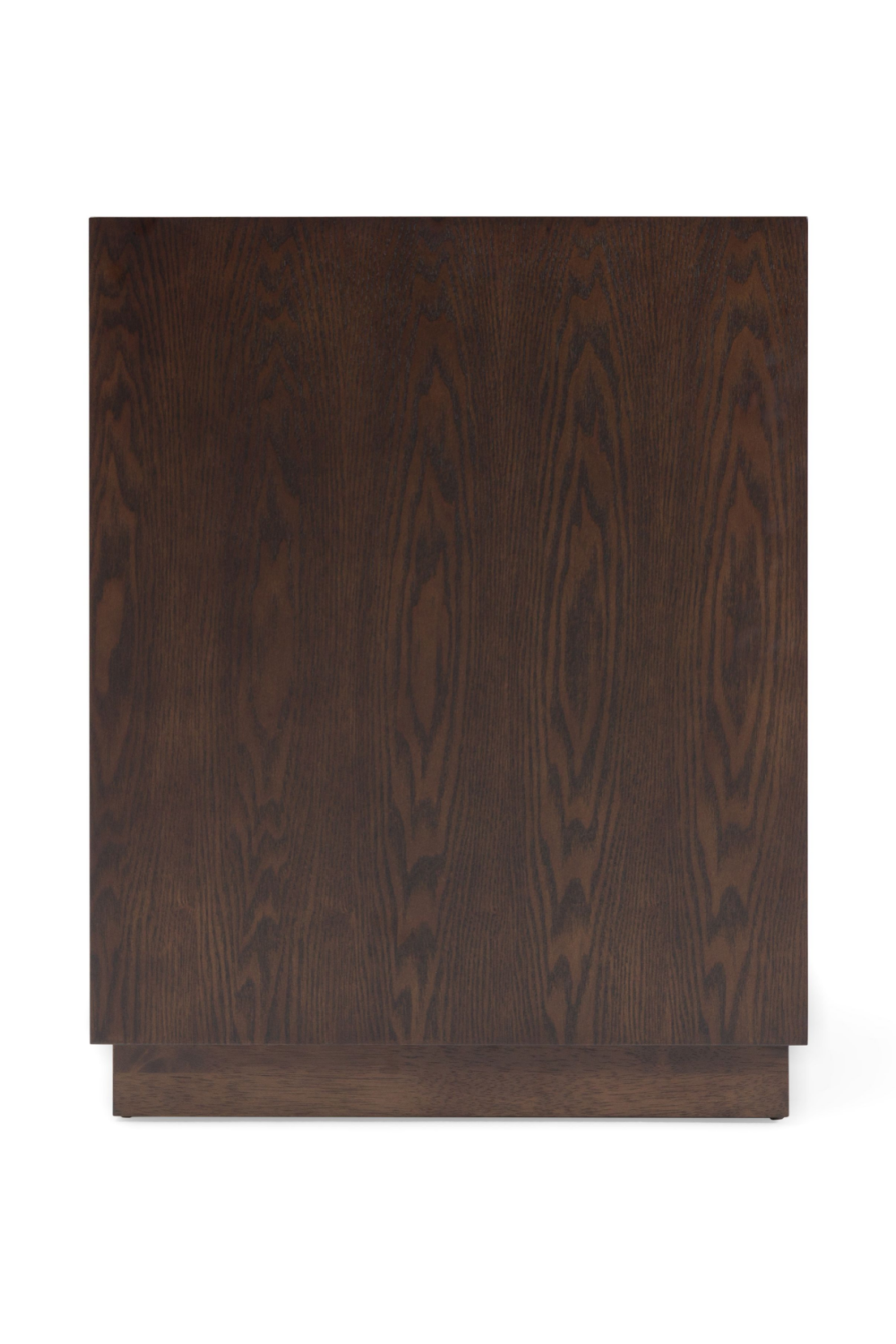 Brown Oak 3-Drawer Nightstand | OROA Modern Manhattan | Oroa.com