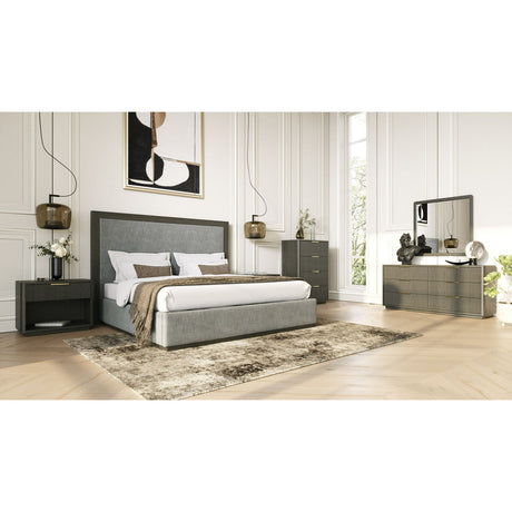 Reeded Wood 4-Drawer Chest | OROA Modern Santa Monica | Oroa.com