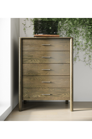 Solid Wood 5-Drawer Chest | OROA Modern Carolina | Oroa.com