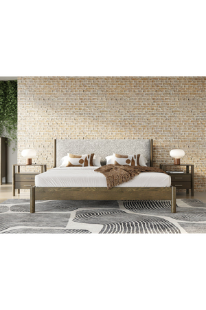 Solid Wood 2-Drawer Nightstand | OROA Modern Carolina | Oroa.com