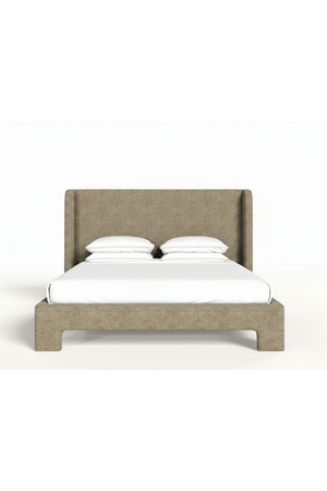 Beige Fabric Bed | OROA Modern Emilio | Oroa.com
