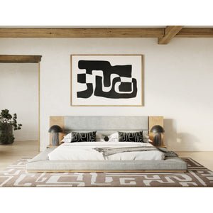 Natural Oak Queen Bed | OROA Modern Jagger | Oroa.com