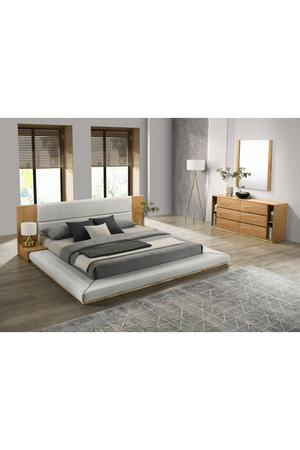 Natural Oak Queen Bed | OROA Modern Jagger | Oroa.com