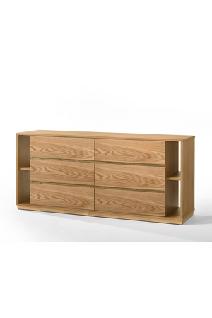 Natural Oak 6-Drawer Dresser | OROA Modern Jagger | Oroa.com