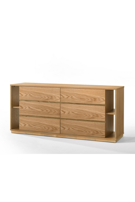 Natural Oak 6-Drawer Dresser | OROA Modern Jagger | Oroa.com