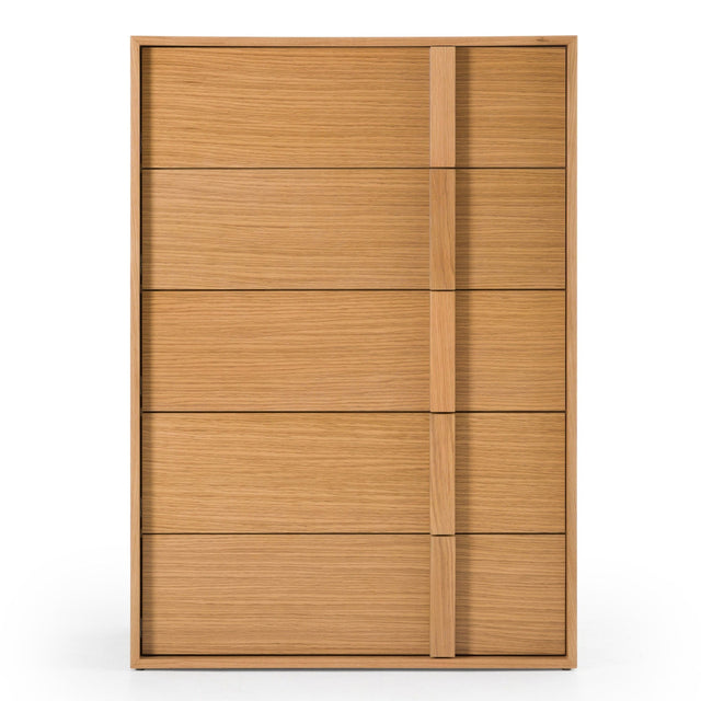 Warm Oak 5-Drawer Chest | OROA Modern Berlin | Oroa.com