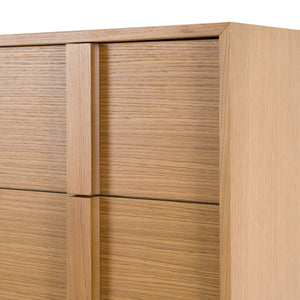   Warm Oak 5-Drawer Chest | Oroa.com