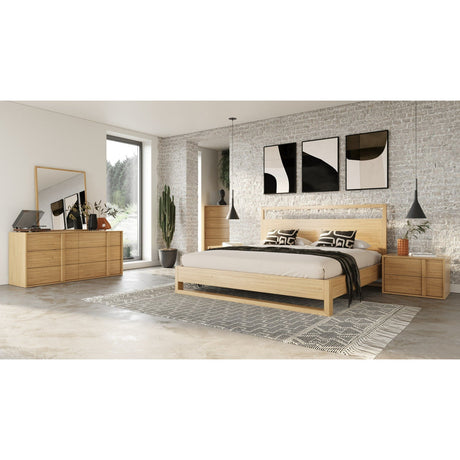 Warm Oak 5-Drawer Chest | OROA Modern Berlin | Oroa.com