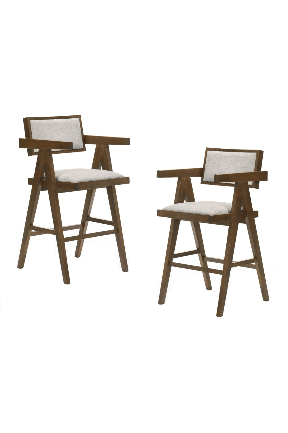Solid Wood Counter Stools (2) | OROA Modern Fern | Oroa.com