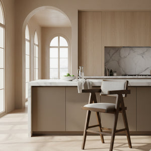   Solid Wood Counter Stools (2) | Oroa.com