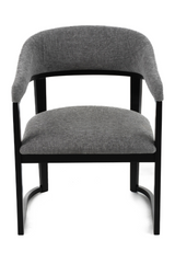Rubberwood Framed Gray Dining Chair | OROA Modern Maury | Oroa.com