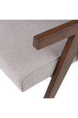 Walnut V-Leg Dining Chairs (2) | OROA Modern Joseline | Oroa.com