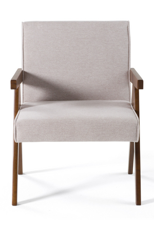 Walnut V-Leg Accent Chairs (2) | OROA Modern Joseline | Oroa.com