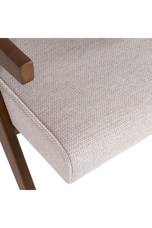 Walnut V-Leg Accent Chairs (2) | OROA Modern Joseline | Oroa.com