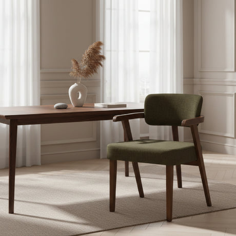   Green Fabric Dining Chair | Oroa.com