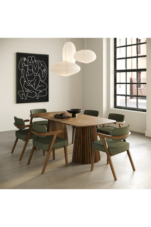 Green Fabric Dining Chair | OROA Modern Sacks | Oroa.com