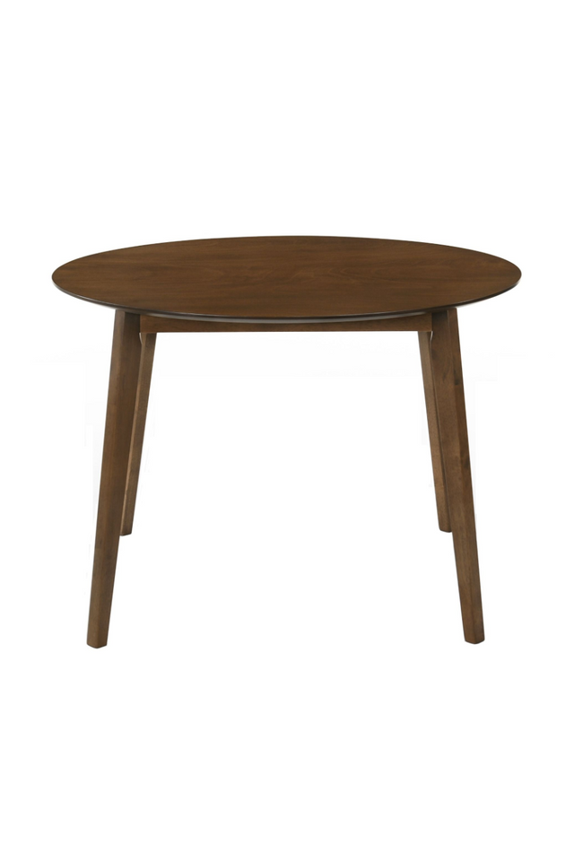 Walnut Round Dining Table | OROA Modern Castillo | Oroa.com