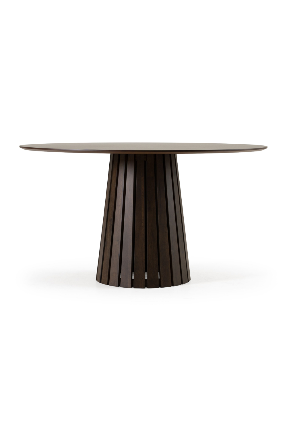 Wenge Veneer Round Dining Table | OROA Modern Weiss | Oroa.com