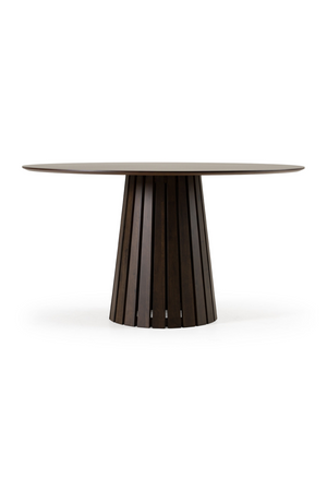 Wenge Veneer Round Dining Table | OROA Modern Weiss | Oroa.com