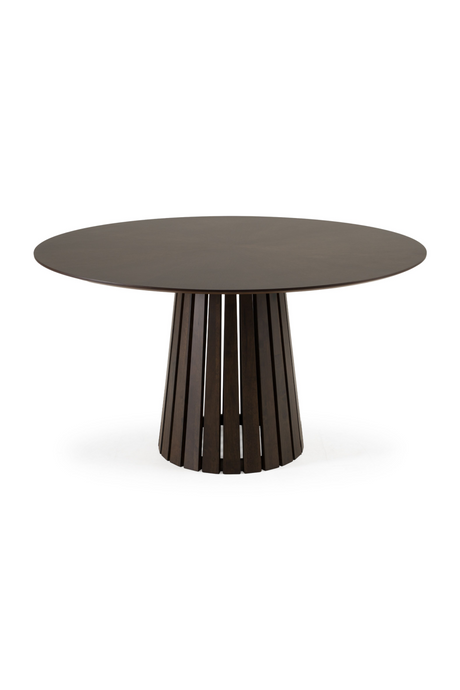 Wenge Veneer Round Dining Table | OROA Modern Weiss | Oroa.com